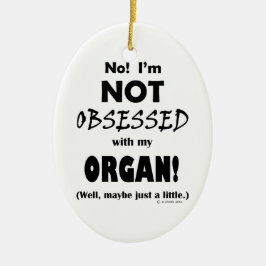 Seltsames Organ Keramik Ornament