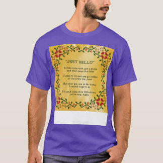 Seltsames Paar Nur Hallo T-Shirt