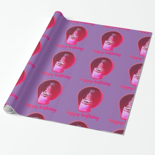 Seltsames sagt glücklichen Geburtstag Geschenkpapier (Ungerollt)