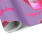 Seltsames sagt glücklichen Geburtstag Geschenkpapier (Rolleneckpunkt)