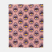 Seltsames spokkisches Auge Fleecedecke (Vorderseite)