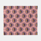 Seltsames spokkisches Auge Fleecedecke (Vorderseite (Horizontal))
