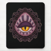 Seltsames spokkisches Auge Mousepad (Vorne)