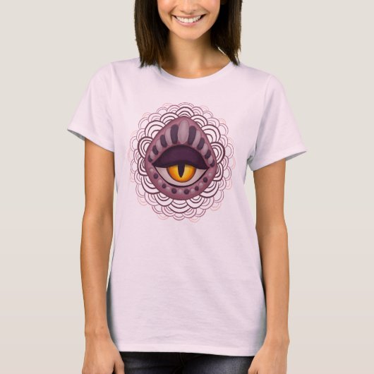 Seltsames spokkisches Auge T-Shirt (Vorderseite)