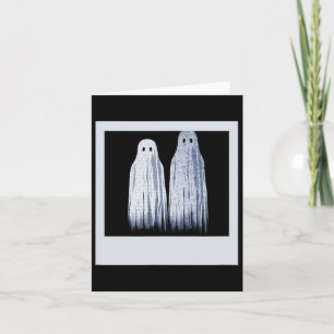 Seltsames und ungewöhnliches Ghost-Foto Funny Horr Karte