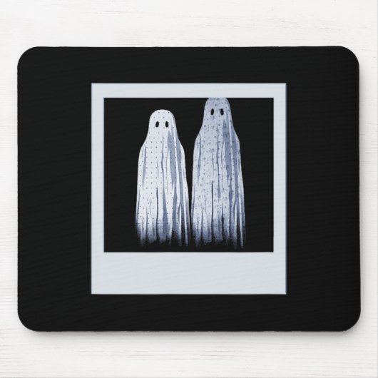 Seltsames und ungewöhnliches Ghost-Foto Funny Horr Mousepad (Vorne)