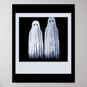 Seltsames und ungewöhnliches Ghost-Foto Funny Horr Poster