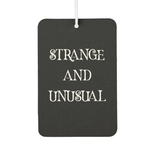 Seltsames und ungewöhnliches Gothic-Design Autolufterfrischer (Vorderseite)