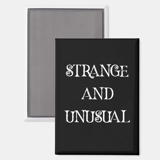 Seltsames und ungewöhnliches Gothic-Design Magnet (Vorderseite/Rückseite)