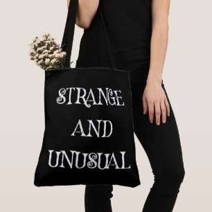 Seltsames und ungewöhnliches gothisches Zitatdesig Tasche