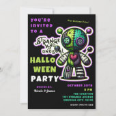 Seltsames und ungewöhnliches Voodoo Bären-Hallowee Einladung (Vorderseite)