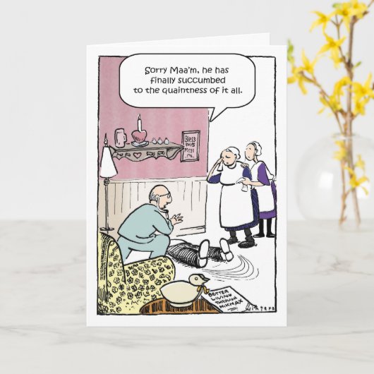 Seltsamkeit Karte (Gelbe Blume)