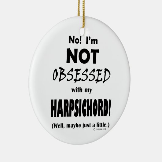 Seltsegierter Harpsichord Keramik Ornament (Rechts)