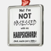 Seltsegierter Harpsichord Ornament Aus Metall (Links)