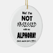 Seltsegnet Alphorn Keramik Ornament (Rechts)