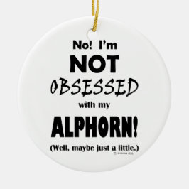 Seltsegnet Alphorn Keramik Ornament