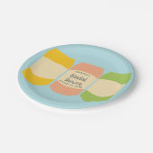 Seltzer Soda Cans Personalisiertes Brautparty Part Pappteller (Schrägansicht)