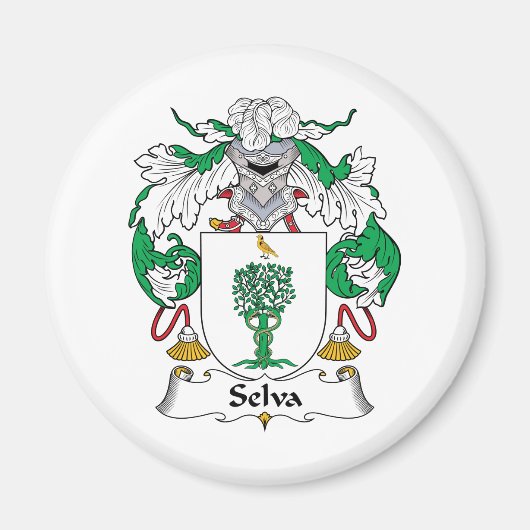 Selva Familienwappen Magnet (Vorne)