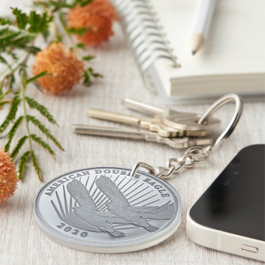 SELVER DOPPELMÜNZEN SCHLÜSSELANHÄNGER (Vorderseite rechts)