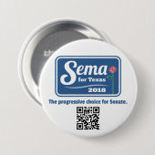 Sema für Texas 2018 3" Knopf Button (Vorne & Hinten)