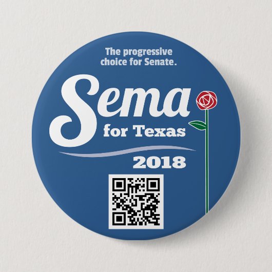 Sema für Texas 2018 3" Knopf Button (Vorderseite)