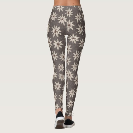 Sema-Granit-braun Leggings (Rückseite)