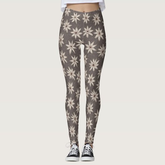 Sema-Granit-braun Leggings (Vorderseite)
