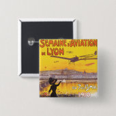 Semaine d'Aviation de Lyon Button (Vorne & Hinten)