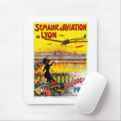Semaine d'Aviation De Lyon Mousepad (Mit Mouse)