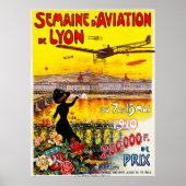 Semaine d'Aviation de Lyon Poster (Vorne)