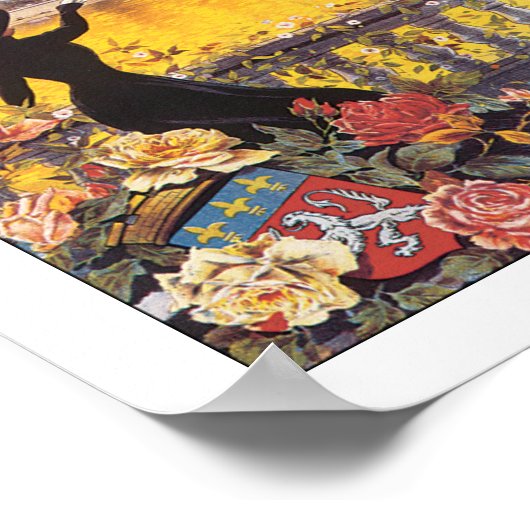 Semaine d'Aviation de Lyon Poster (Ecke)