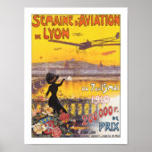 Semaine d'Aviation de Lyon Poster (Vorne)