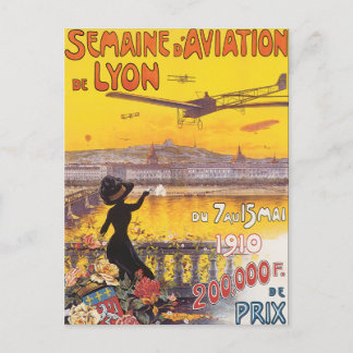 Semaine d'Aviation de Lyon Postkarte