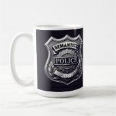 SEMANTICS Police Tasse - individuell anpassbar (Links)