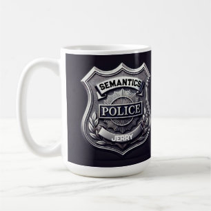 SEMANTICS Police Tasse - individuell anpassbar