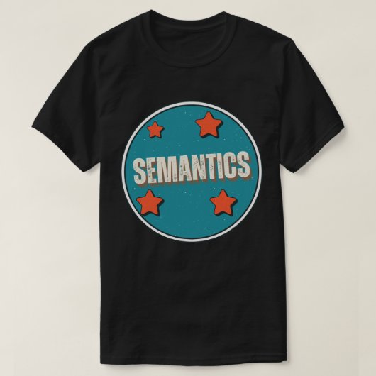 Semantik T-Shirt (Design vorne)
