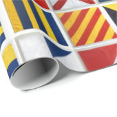 Semaphor-Flaggen Geschenkpapier (Rolleneckpunkt)