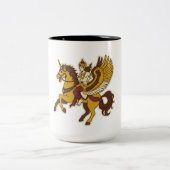 Sembrani-Pferd Zweifarbige Tasse (Mittel)