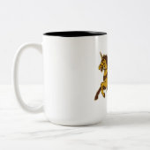 Sembrani-Pferd Zweifarbige Tasse (Links)