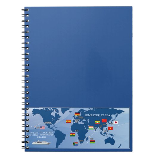 Semester an Seefall-Notizbuch 2018 Notizblock (Vorderseite)