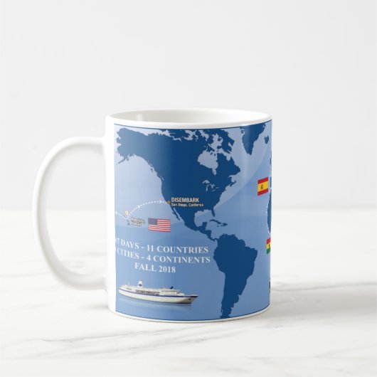 Semester an Seefall-Tasse 2018 Kaffeetasse (Links)