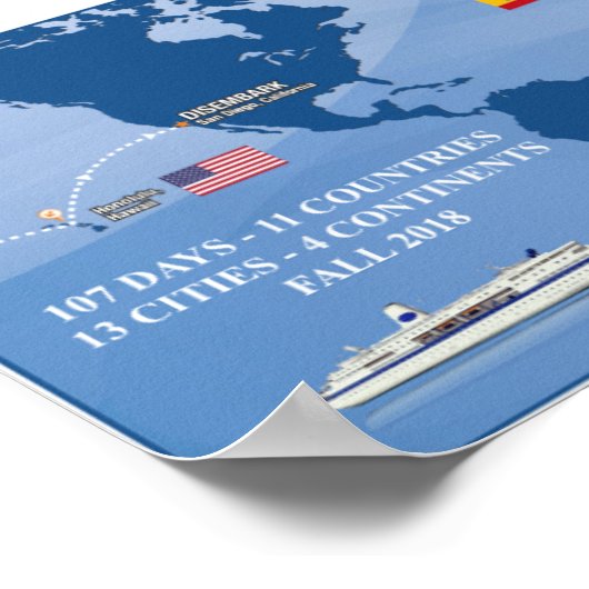 Semester At Sea Fall 2018 Poster (Ecke)