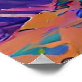 Semi Abstrakte Malerei Colorado Landschaft Poster (Ecke)