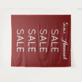 Semi Annual Sale Retail Banner Customizable Mall Wandteppich (Vorderseite (Horizontal))