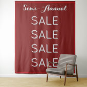 Semi Annual Sale Retail Banner Customizable Mall Wandteppich (Beispiel)