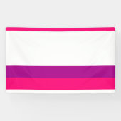 Semi Bisexual Pride Flag  Banner (Horizontal)