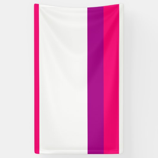 Semi Bisexual Pride Flag  Banner (Vertikal)