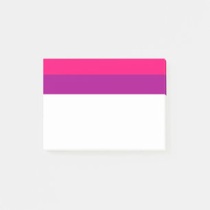 Semi Bisexual Pride Flag Post-it Klebezettel
