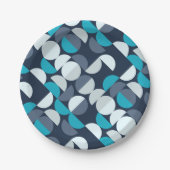 Semi-Circle Art Pappteller (Vorderseite)