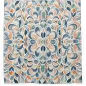 Semi Circle Design Duschvorhang (Vorderseite)